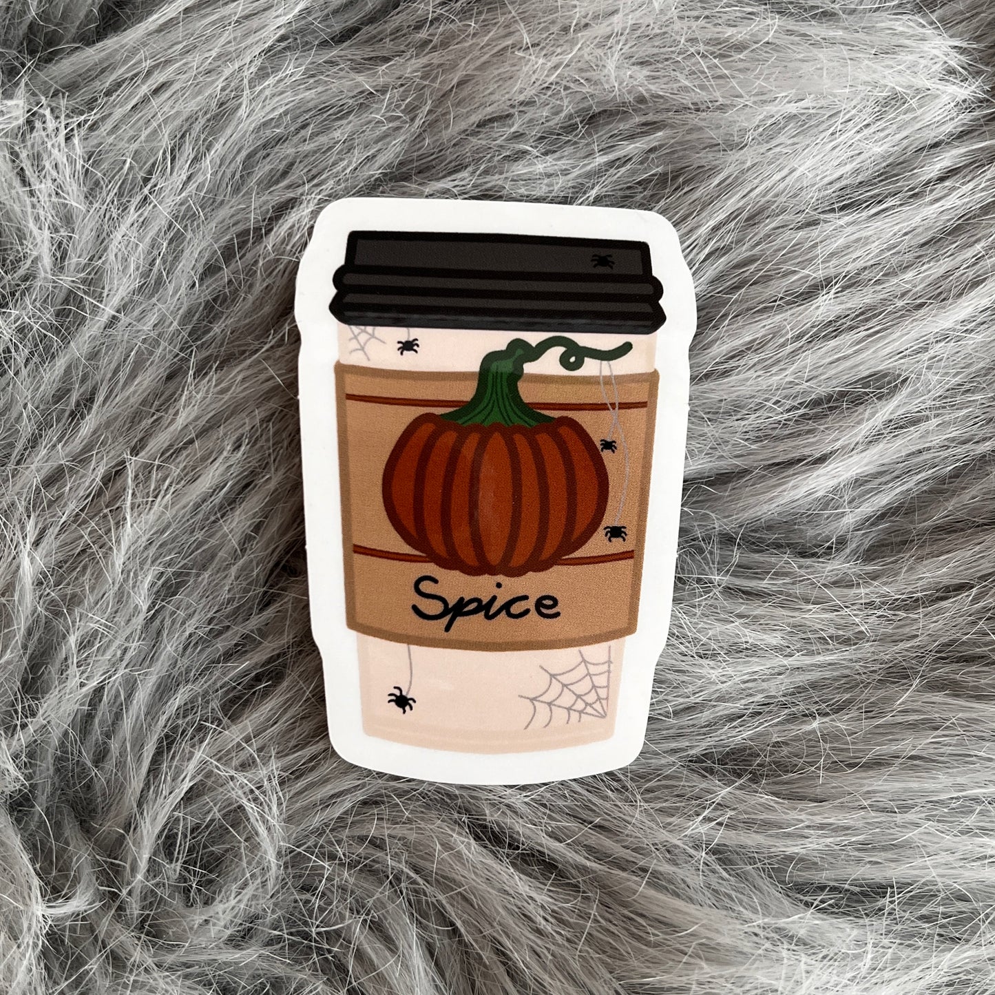 Pumpkin spice - vinyylitarra läpinäkyvällä taustalla | Varastontyhjennys