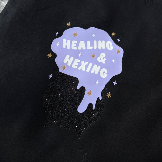 Healing & hexing - musta kangaskassi | Rajoitettu erä!