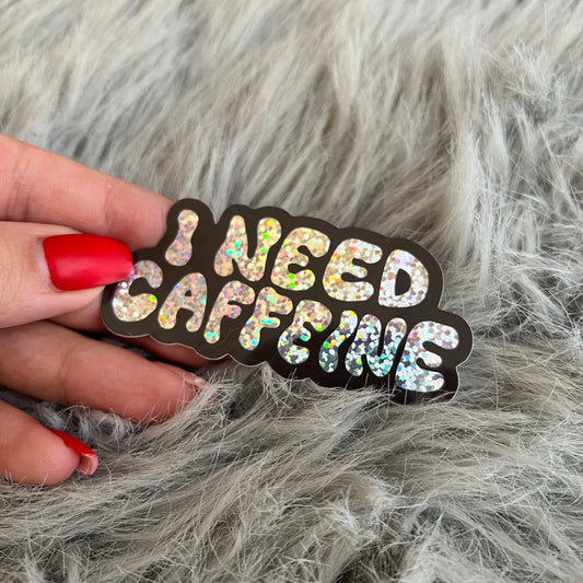 I Need Caffeine - glittertarra | Pikku paperi