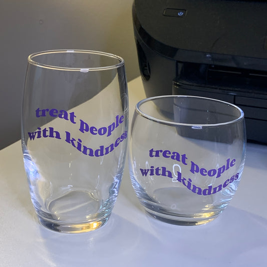 TPWK lasit violetti (kaksi eri kokoa)